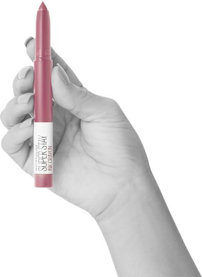 Maybelline Superstay Ink Crayon Long Lasting Pencil Lipstick Matte 30 Seek Adventure 1.5gr