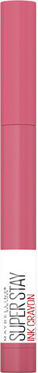 Maybelline Superstay Ink Crayon Long Lasting Pencil Lipstick Matte 90 Keep It Fun 1.5gr