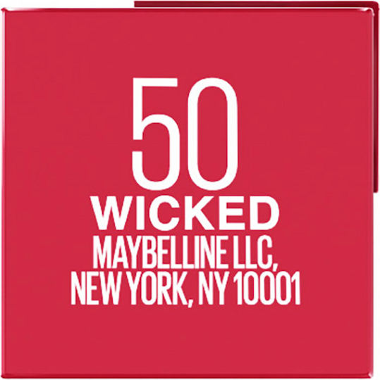 Maybelline Super Stay Vinyl Ink Υγρό Κραγιόν 50 Wicked 4.2gr