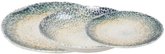 Espiel Lizard Σερβίτσιο Πιάτων από Πορσελάνη Πολύχρωμο 18τμχ