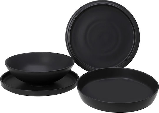 Cryspo Trio Negru Porțelan Set de Vase 7buc Cryspo Trio Negru Porțelan Set de Vase 7buc