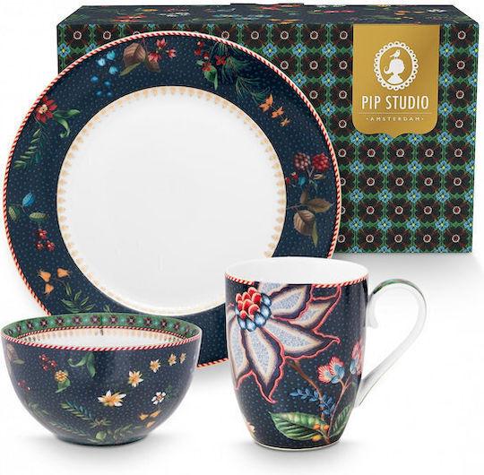 PiP Studio Σερβίτσιο Πιάτων Γυάλινο Πολύχρωμο 6τμχ PiP Studio Σερβίτσιο Πιάτων Γυάλινο Πολύχρωμο 6τμχ