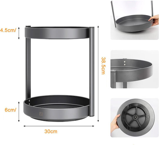 Zokura Tabletop Base 38.5x30cm Grey