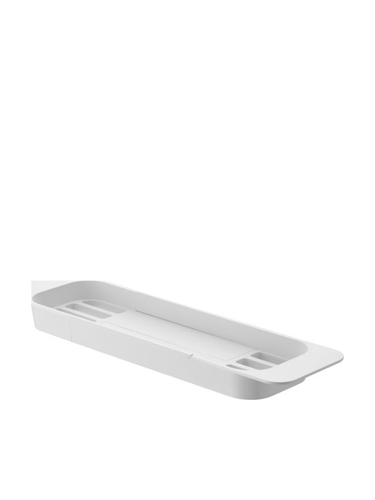 Yamazaki YMZK Raft Cadă Plastic 75x15.5x4.5cm Albă