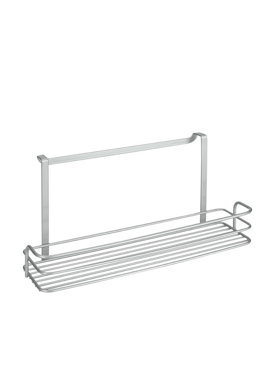 Metaltex Oasis Wall Mounted Bathroom Shelf Metallic 34x12x17cm Silver