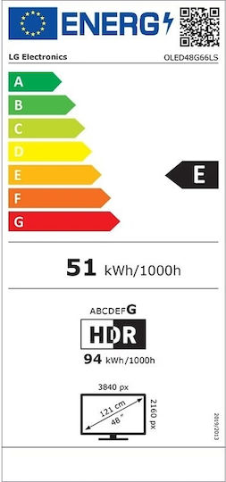LG Smart TV 48" 4K UHD OLED evo AI G6 HDR (2026) OLED48G66LS
