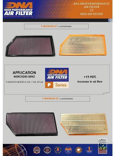 Mercedes Benz Class E W214 S214 Series 23-26 Dna Air Filter P-me30x24-01 Mercedes Benz Class E W214 S214 Amg E 53 24-26