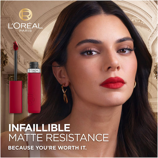 L'Oreal Paris Infaillible Matte Resistance Long Lasting Liquid Lipstick Matte 500 Wine Not