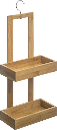 Επιτοίχια Ραφιέρα Μπάνιου Bamboo 26x14x61cm