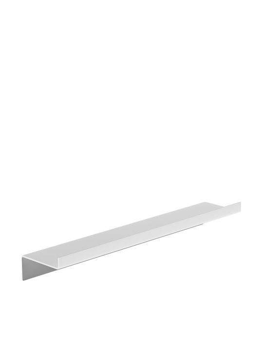 Verdi Επιτοίχια Ραφιέρα Μπάνιου Μεταλλική 50x9.3x7cm Λευκή
