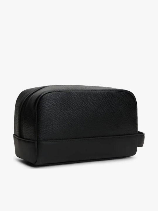 Tommy Hilfiger Tommy Δερμάτινη Ανδρική Τσάντα Ώμου / Χιαστί Μαύρη