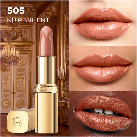L'Oreal Paris Color Riche Lipstick Long Lasting Satin 505 Nu Resilient 4gr