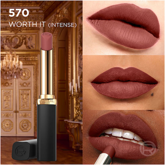 L'Oreal Paris Κραγιόν Matte 570 Worth It Color Code Not Available 1.8ml 1.8gr