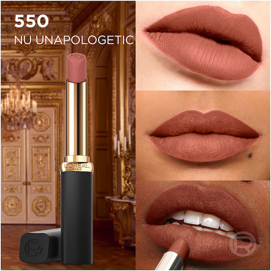 L'Oreal Paris Κραγιόν Matte 550 Le Nude Unapologetic 1.8ml 1.8gr