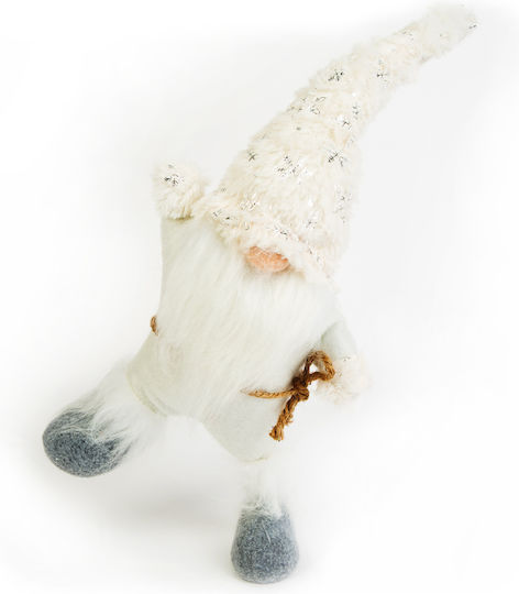 Skandinavischer Weihnachtszwerg 48 Cm Große Dekorative Textilfigur Elf Bart