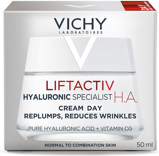 Vichy Liftactiv Hyaluronic Specialist H.A. Αντιγηραντική Κρέμα Προσώπου Ημέρας 50ml