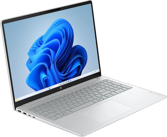 HP OmniBook 3 17-dp0001nv 17,3" Vollständige HD Ryzen 7-160/16GB/512GB SSD W11 Startseite Glacier Silber Internationales Englisch Tastatursprache