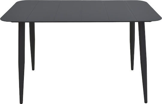 Heven Vista 5-Teile Garten- und Outdoor-Möbelset Schwarz Für klassische Veranda