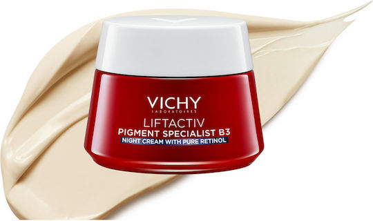 Vichy Liftactiv Pigment Specialist B3 Λευκαντική Κρέμα Προσώπου Νυκτός κατά των Πανάδων με Ρετινόλη & Νιασιναμίδη 50ml