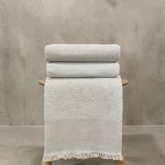 Linea Home Lyn Viersitzer-Sofa Überwurf 180x320cm Ecru