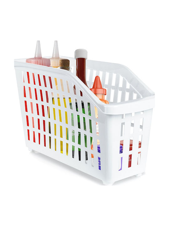 Vilde Raft De Baie De Podea Plastic 46x18x26.5cm Albă