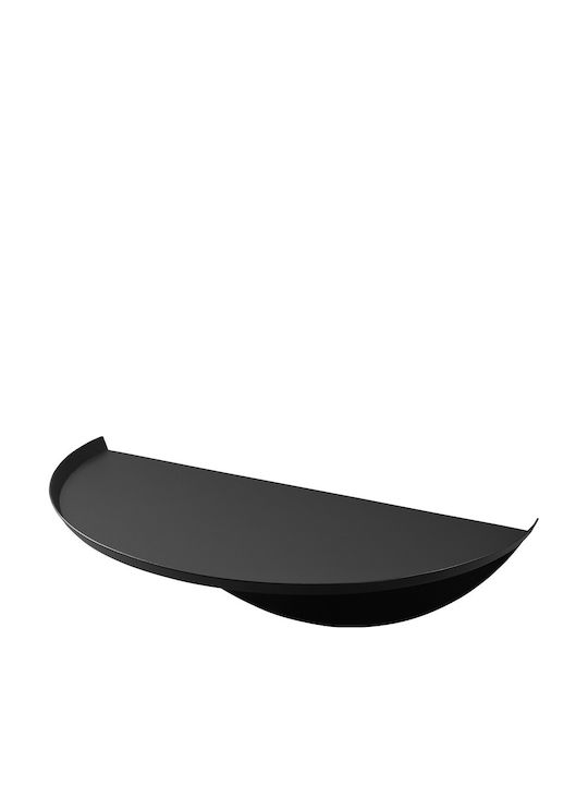 Yamazaki Wall Mounted Bathroom Shelf Metallic 40x22x11.7cm Black