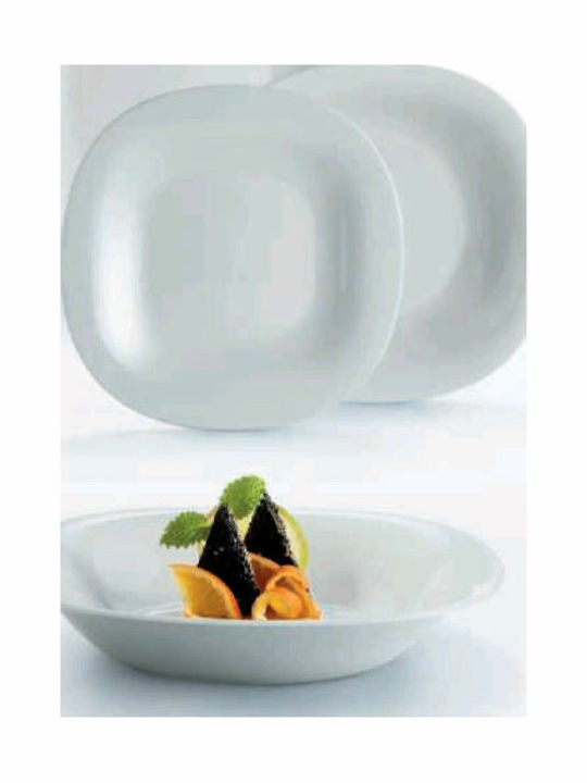 Luminarc Carine Granit White Porcelain Dinnerware Set 18pcs