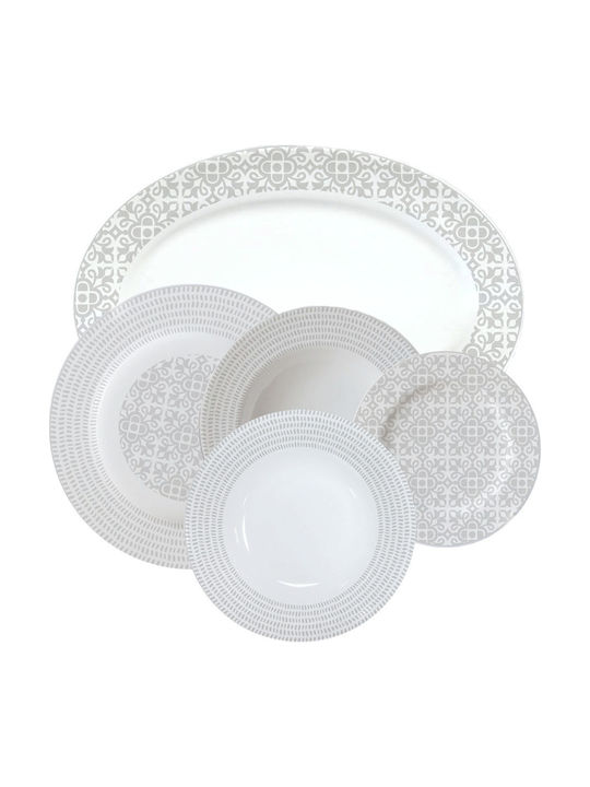 AB Bavaria 514 Multicolour Porcelain Dinnerware Set 20pcs
