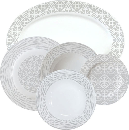 AB Bavaria 514 Multicolour Porcelain Dinnerware Set 20pcs