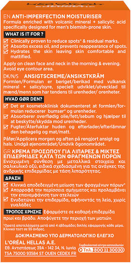 L'Oreal Paris Men Expert Pure Carbon Anti-Flecken 24h Herren Creme Gesicht 50ml
