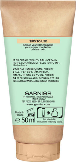 Garnier Hyaluronic Aloe BB Medium Cremă de Față de Zi 24h cu SPF15 pentru Hidratare și Imperfecțiuni cu Acid Hialuronic și Aloe Vera 50ml