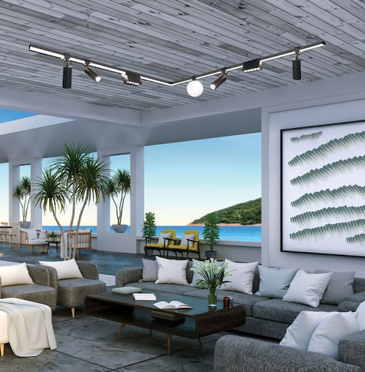 Viokef Commercial Linear Ceiling Light 200cm