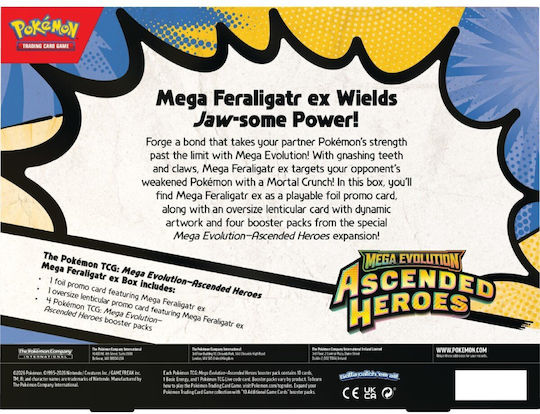 Pokemon Mega Feraligatr Ex Box Mega Evolution: Ascended Heroes