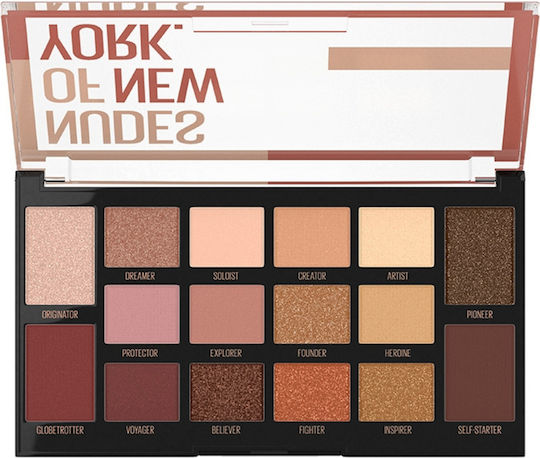 Maybelline Nudes of New York Palette with Eye Shadows in Pressed Powder Form 18gr