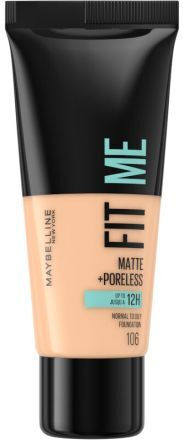 Maybelline Fit Me Matte + Poreless Foundation 106 Peach 30ml
