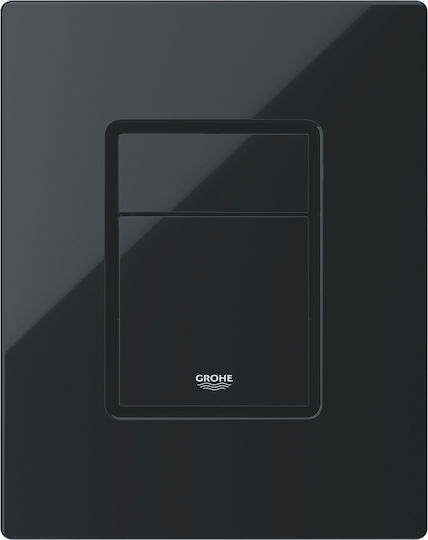 Grohe Плоча за тоалетни чинии Двойно промиване Glossy Black
