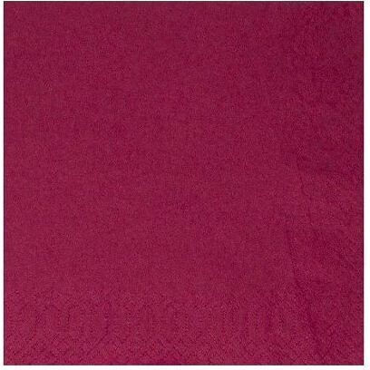 Krinos Luxury Paper Napkins 1/4 Fold 2-ply 33x33cm 400pcs Bordeaux