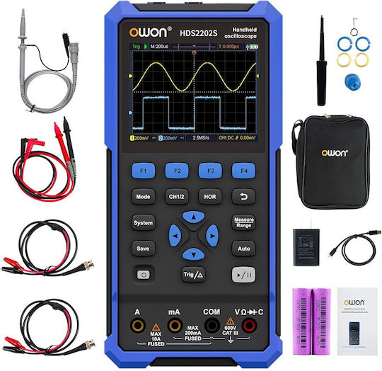 Owon HDS2202S Osciloscop de Mână 200MHz