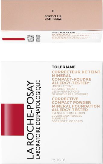 La Roche Posay Toleriane Teint Compact Foundation SPF25 11 Beige Clair 9.5gr
