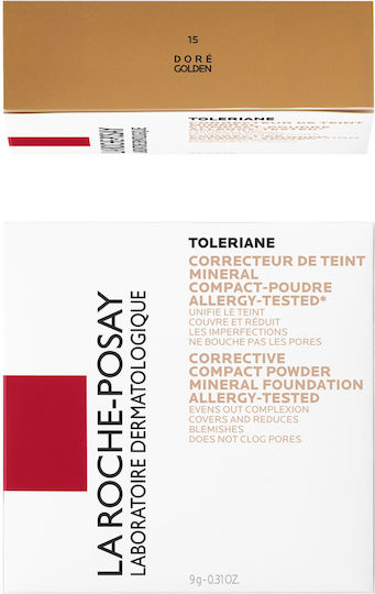 La Roche Posay Toleriane Teint Compact Foundation SPF25 15 Dore 9.5gr