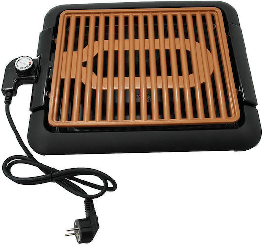 Elite Настолна Електрическа Скара Алуминиева 1250W с Регулируем Термостат 25.5x25.5см