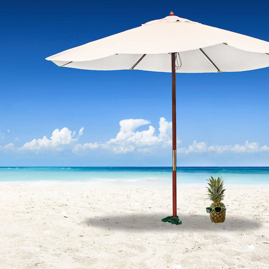 Relaxdays Βάση Ομπρέλας Βιδωτή Πράσινη