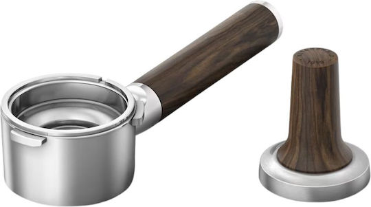 Kitchenaid Espresso Accessories Set Walnut Wood Portafilter Tamper Keswas