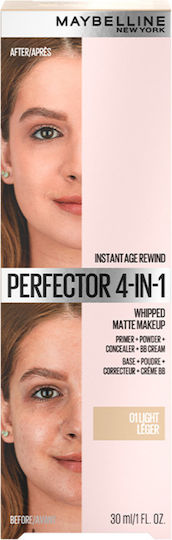 Maybelline Instant Age Rewind Perfector 4-in-1 Liquid Foundation Light 30ml