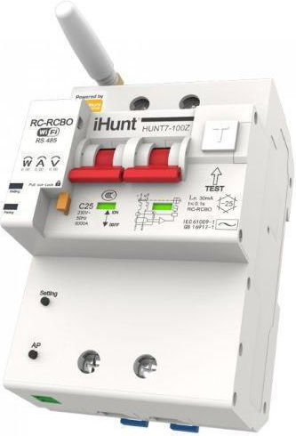 iHunt Двуполюсен Превключвател На Релса WiFi 32A