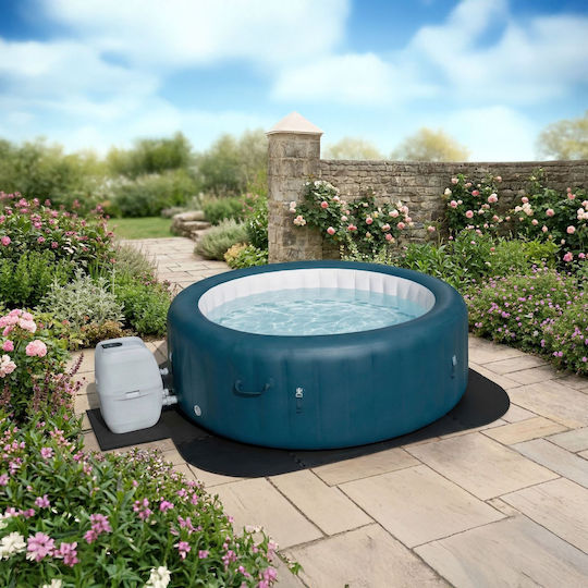 Relaxdays Pad Pentru Piscină 216x216 Cm Negru