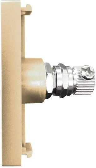 Luxion Tv Socket Module 1m Gold