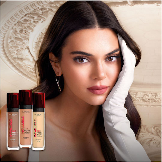 L'Oreal Paris Infaillible 32H Fresh Wear Liquid Foundation 20 Ivory 30ml