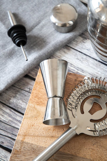 Kitchen Craft Doppelter Bar Spirit Measures mit einer Kapazität von 25/50ml Inox