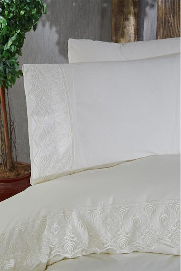 SteweHome Σετ Διπλή 200x220cm Μπεζ